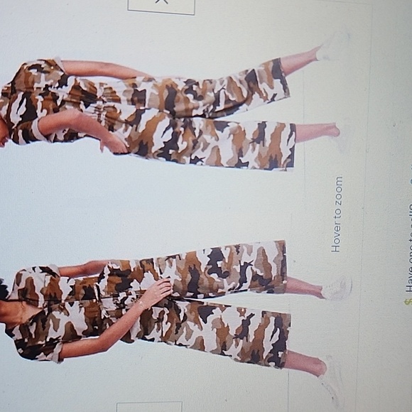 Madewell Wide Leg Jumpsuit in Cottontail Camo Size 6 - Picture 10 of 14